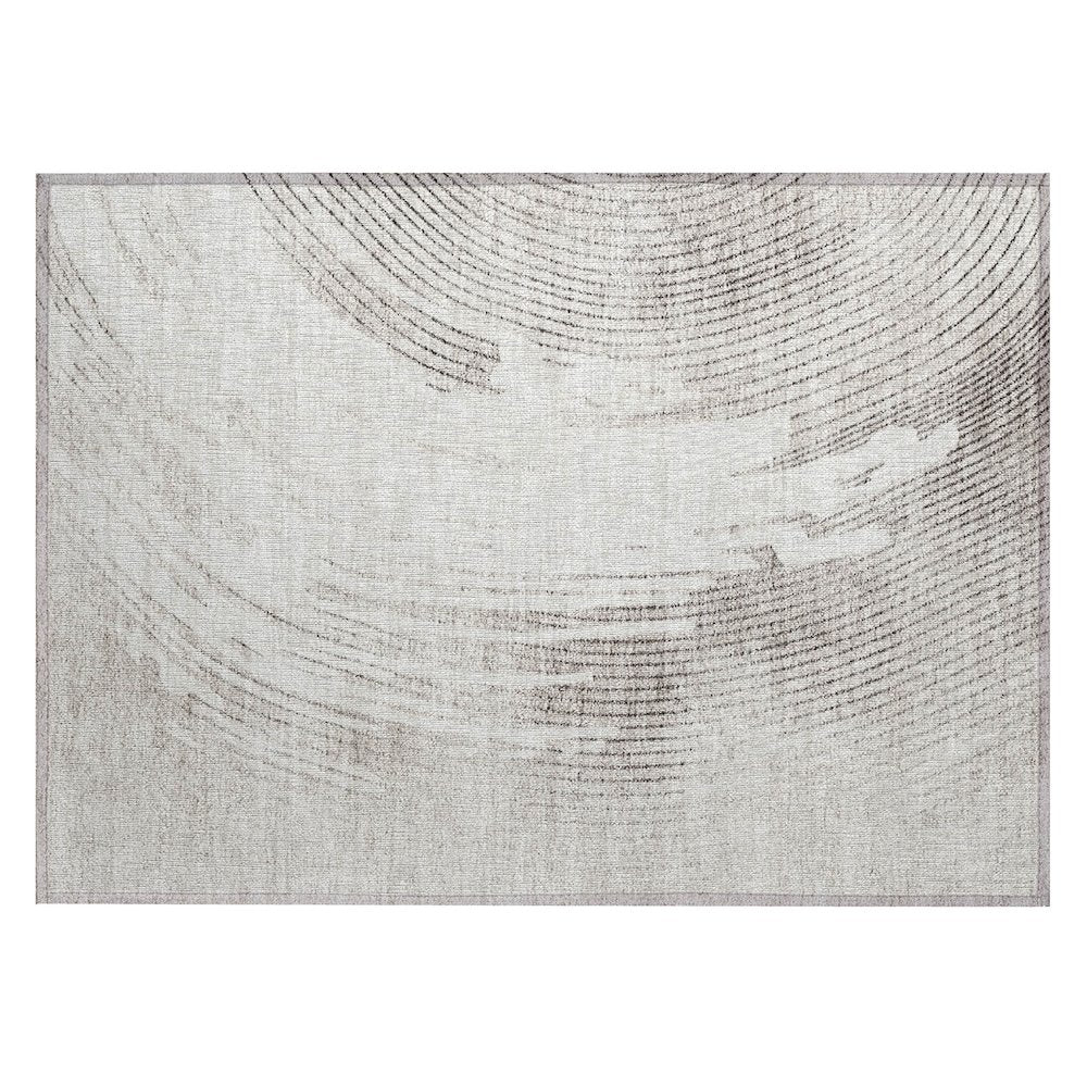 Machine Washable Indoor/Outdoor Chantille ACN2133 Ivory 1'8" x 2'6" Rug