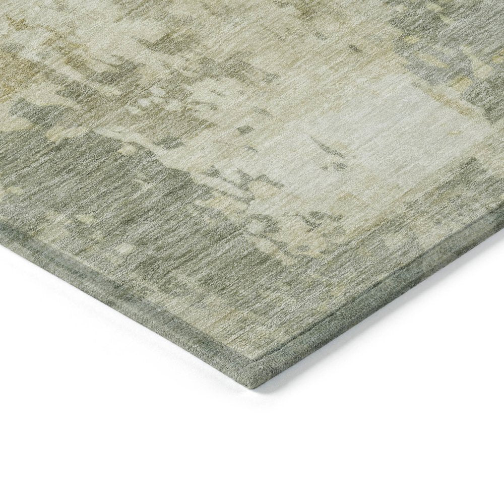 Machine Washable Indoor/Outdoor Chantille ACN2142 Sage 1'8" x 2'6" Rug