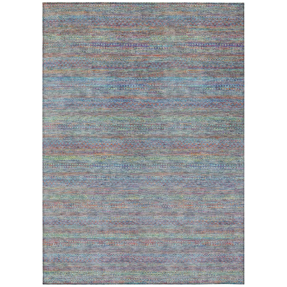 Machine Washable Indoor/Outdoor Chantille ACN2148 Blue 2'6" x 3'10" Rug