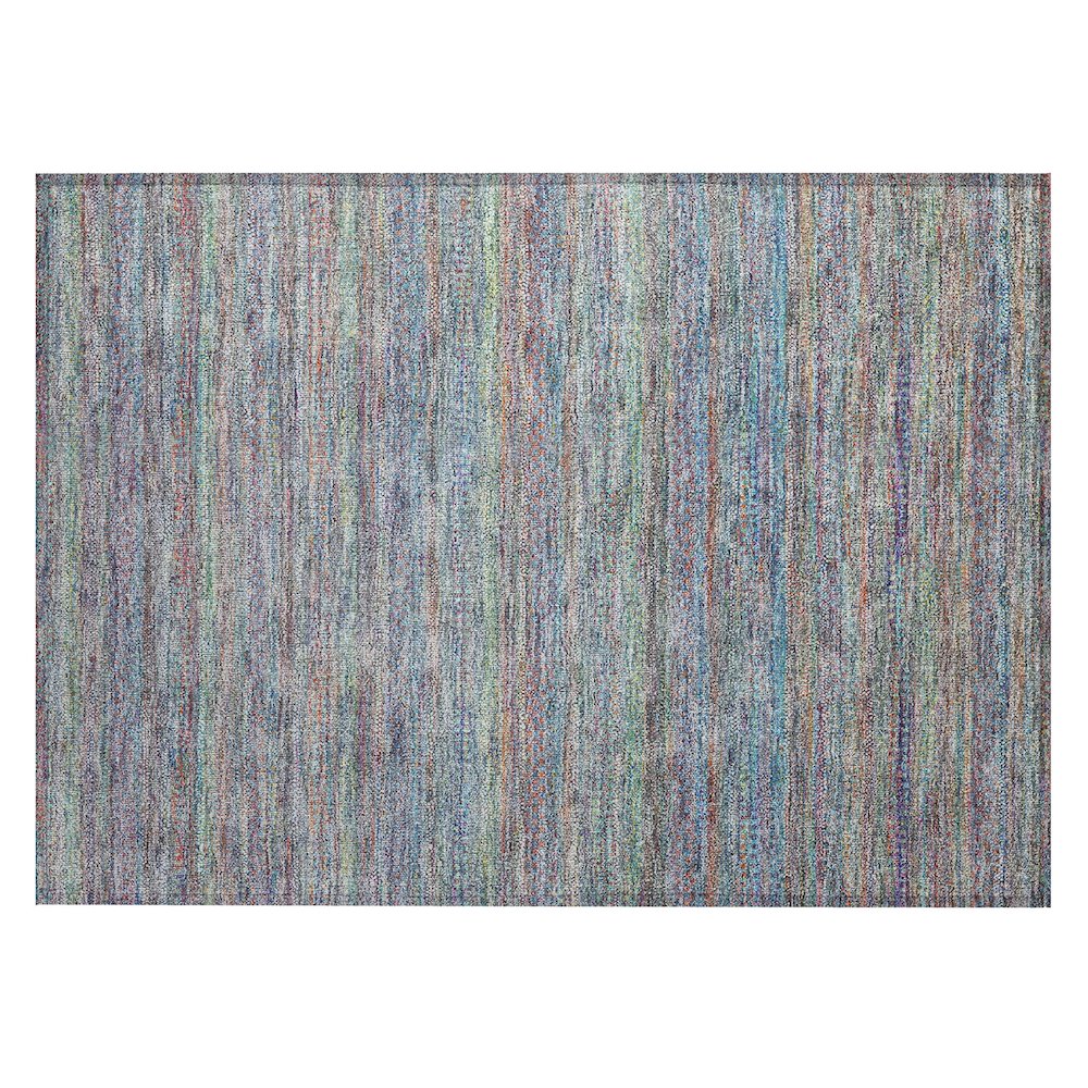 Machine Washable Indoor/Outdoor Chantille ACN2148 Blue 1'8" x 2'6" Rug