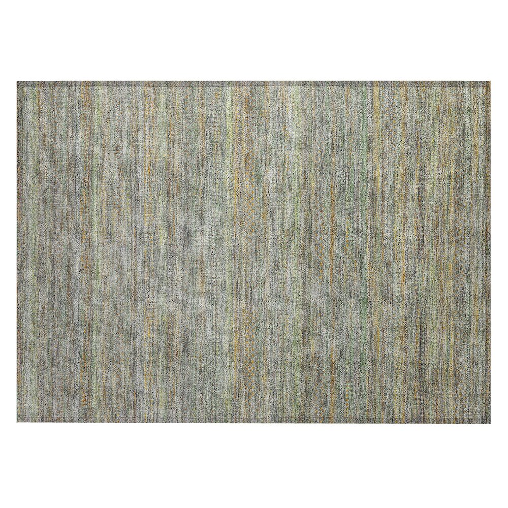 Machine Washable Indoor/Outdoor Chantille ACN2148 Gray 1'8" x 2'6" Rug