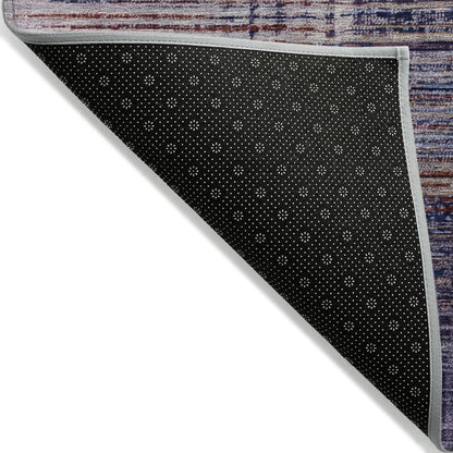 Machine Washable Indoor/Outdoor Chantille ACN2149 Plum 1'8" x 2'6" Rug