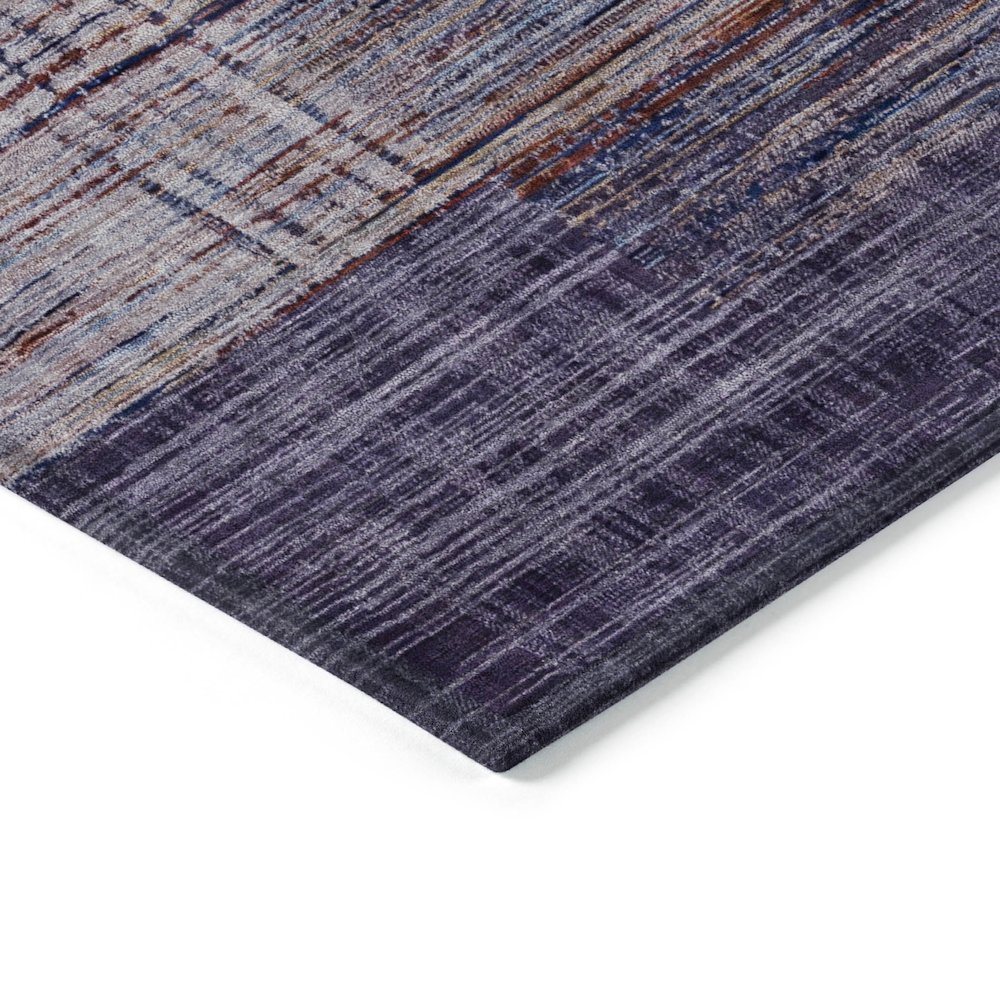 Machine Washable Indoor/Outdoor Chantille ACN2149 Plum 1'8" x 2'6" Rug