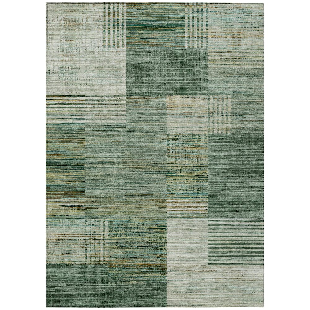Machine Washable Indoor/Outdoor Chantille ACN2149 Teal 2'6" x 3'10" Rug
