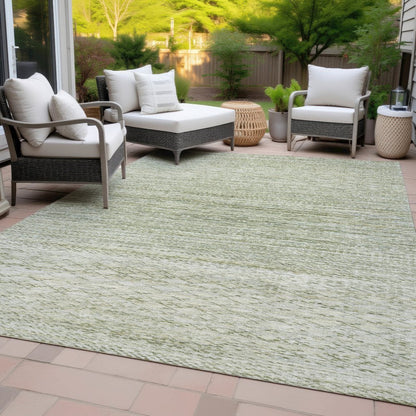 Machine Washable Indoor/Outdoor Chantille ACN2150 Sage 2'6" x 3'10" Rug