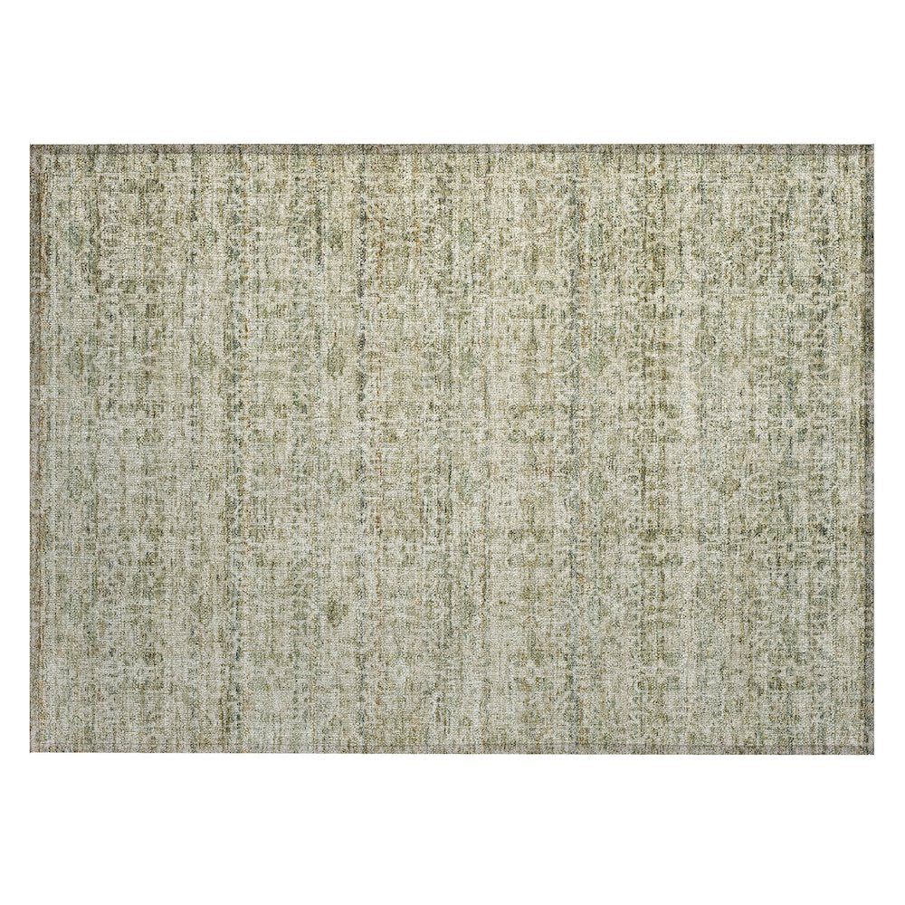 Machine Washable Indoor/Outdoor Chantille ACN2152 Sage 1'8" x 2'6" Rug