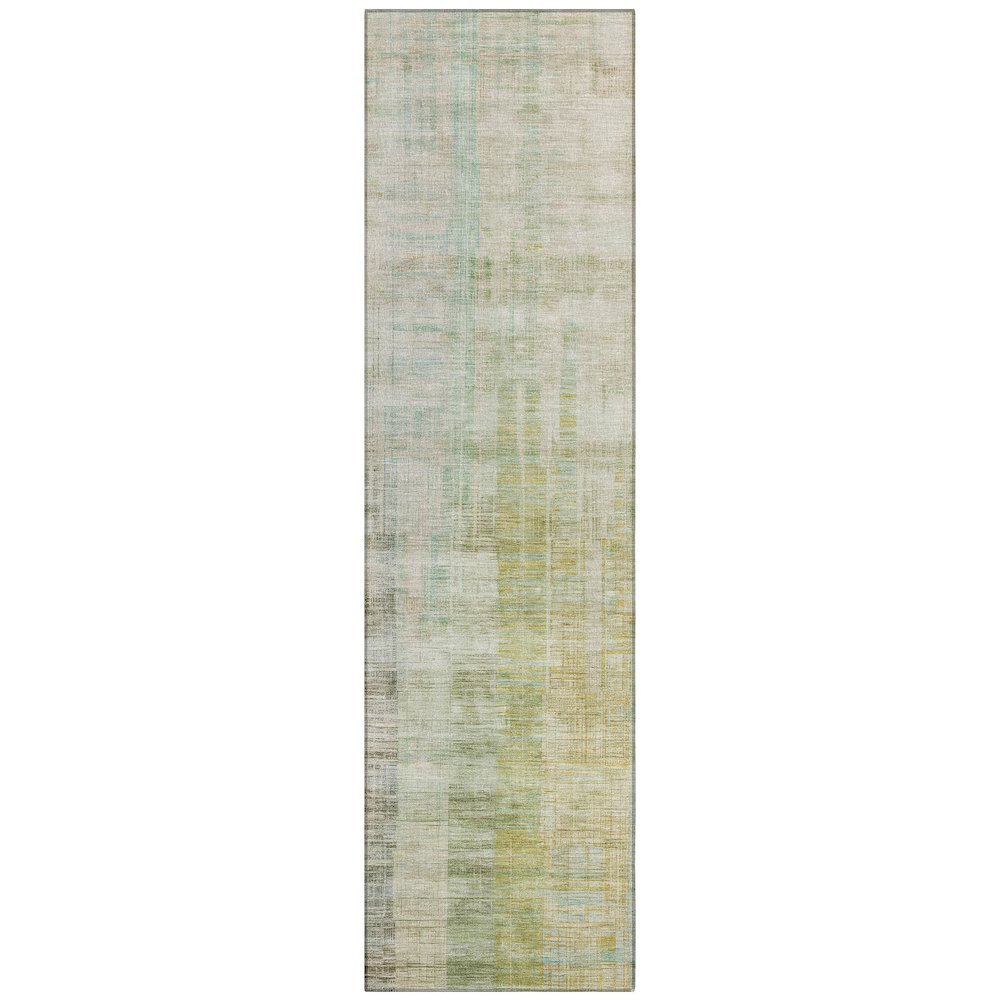 Machine Washable Indoor/Outdoor Chantille ACN2153 Linen 2'3" x 7'6" Runner Rug