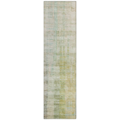 Machine Washable Indoor/Outdoor Chantille ACN2153 Linen 2'3" x 7'6" Runner Rug