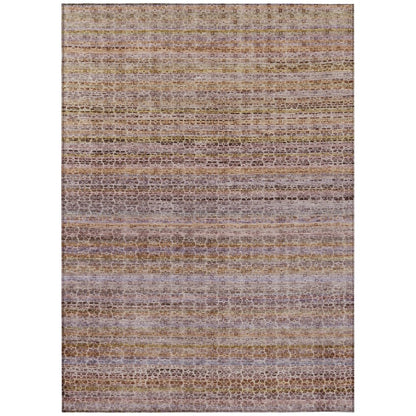 Machine Washable Indoor/Outdoor Chantille ACN2155 Khaki 2'6" x 3'10" Rug