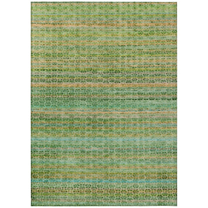 Machine Washable Indoor/Outdoor Chantille ACN2155 Teal 2'6" x 3'10" Rug