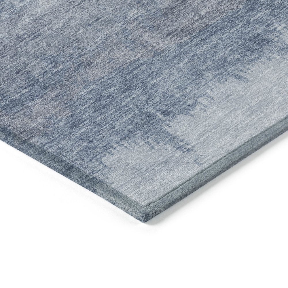 Machine Washable Indoor/Outdoor Chantille ACN2156 Blue 1'8" x 2'6" Rug