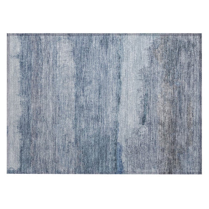 Machine Washable Indoor/Outdoor Chantille ACN2156 Blue 1'8" x 2'6" Rug
