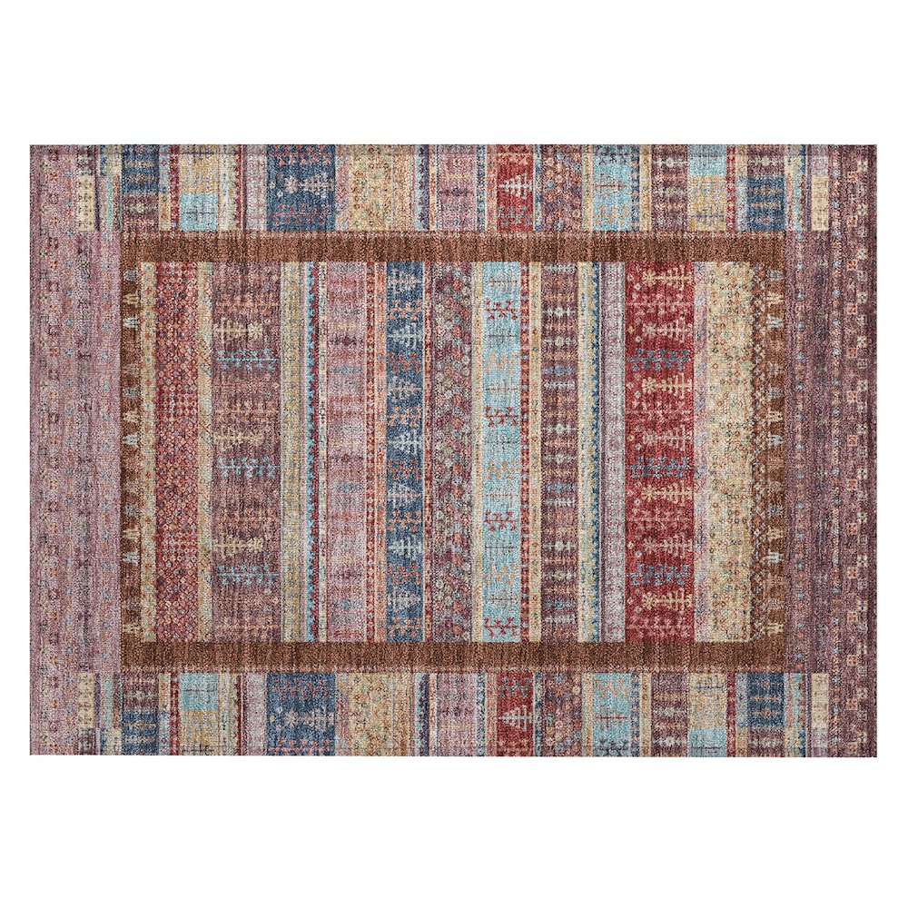 Machine Washable Indoor/Outdoor Chantille ACN2160 Red 1'8" x 2'6" Rug