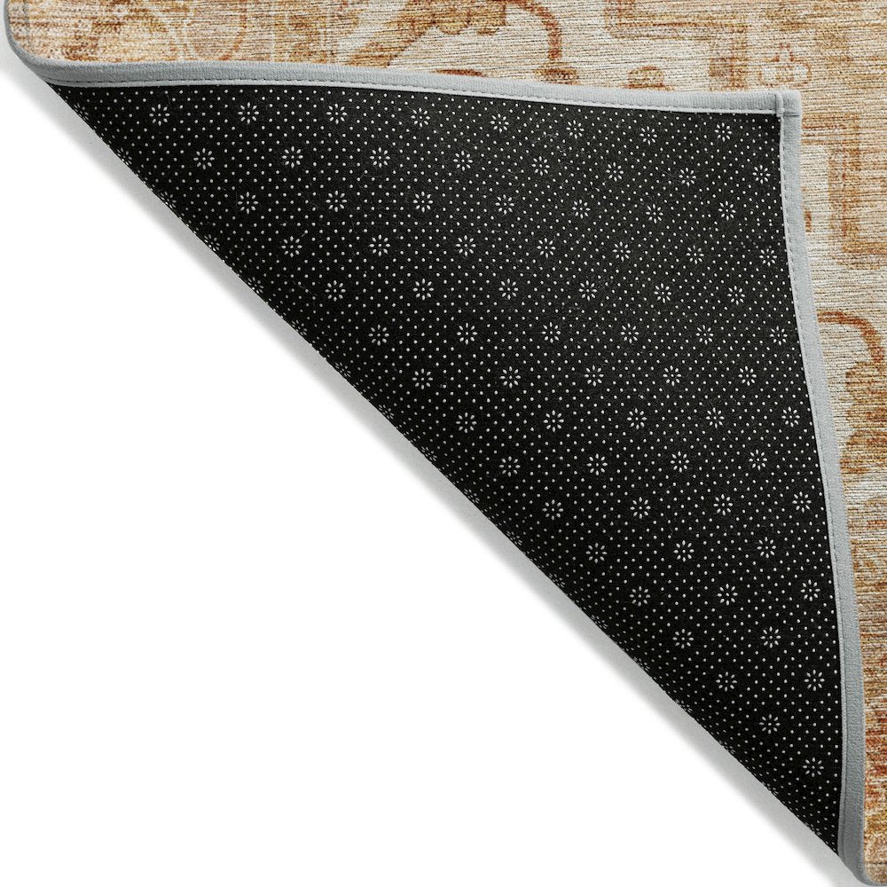 Machine Washable Indoor/Outdoor Chantille ACN2164 Copper 1'8" x 2'6" Rug