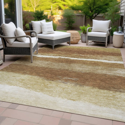 Machine Washable Indoor/Outdoor Chantille ACN2169 Paprika 2'6" x 3'10" Rug