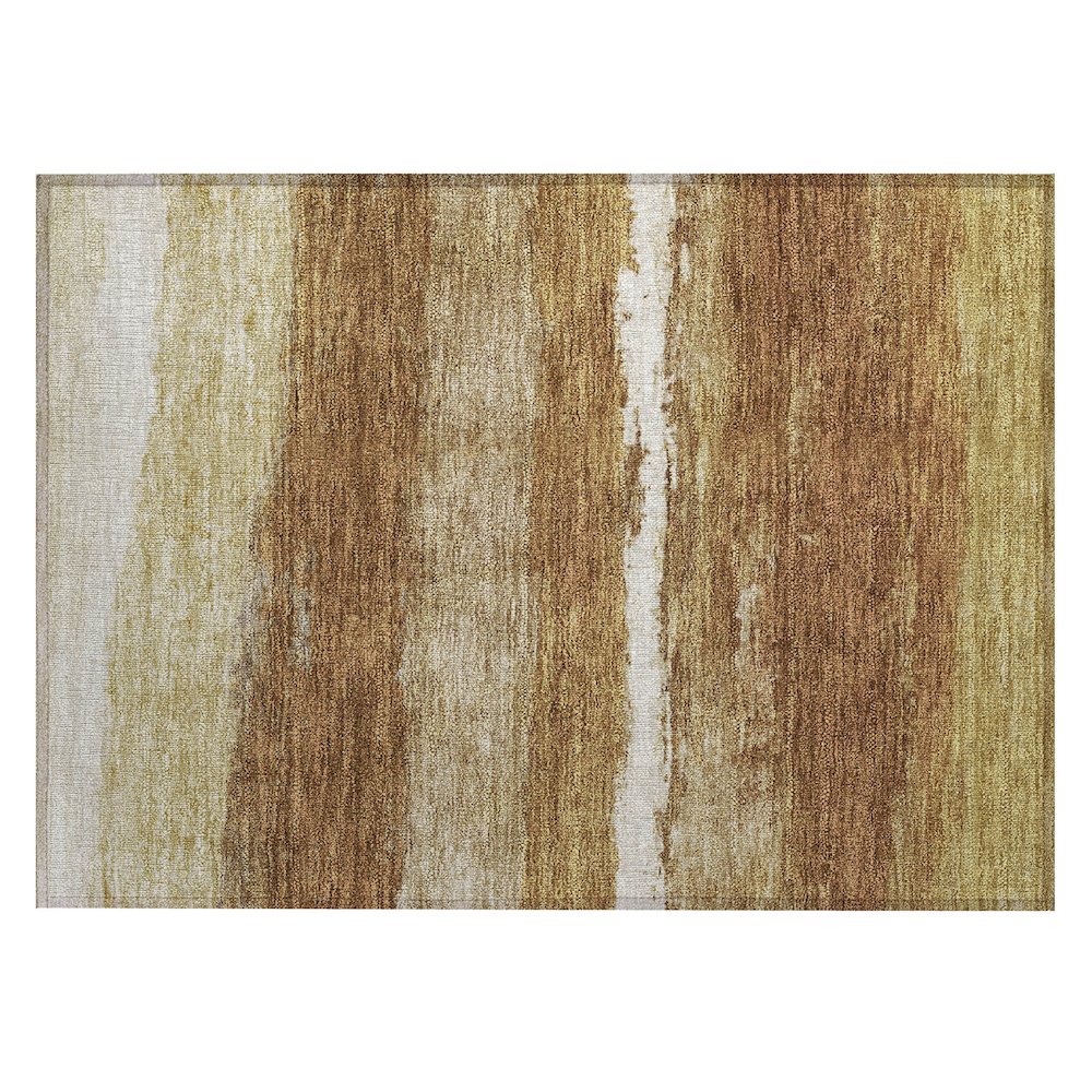 Machine Washable Indoor/Outdoor Chantille ACN2169 Paprika 1'8" x 2'6" Rug