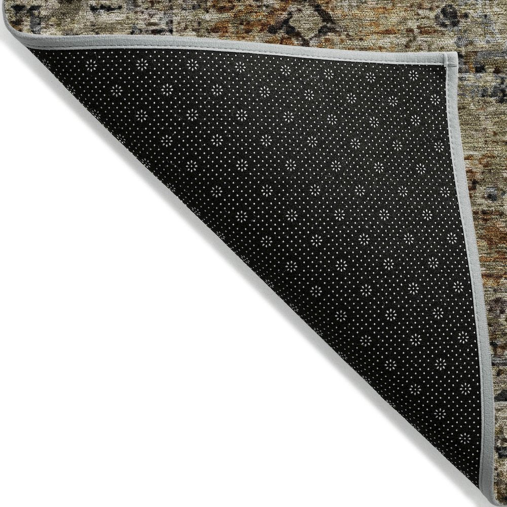 Machine Washable Indoor/Outdoor Chantille ACN2170 Copper 1'8" x 2'6" Rug