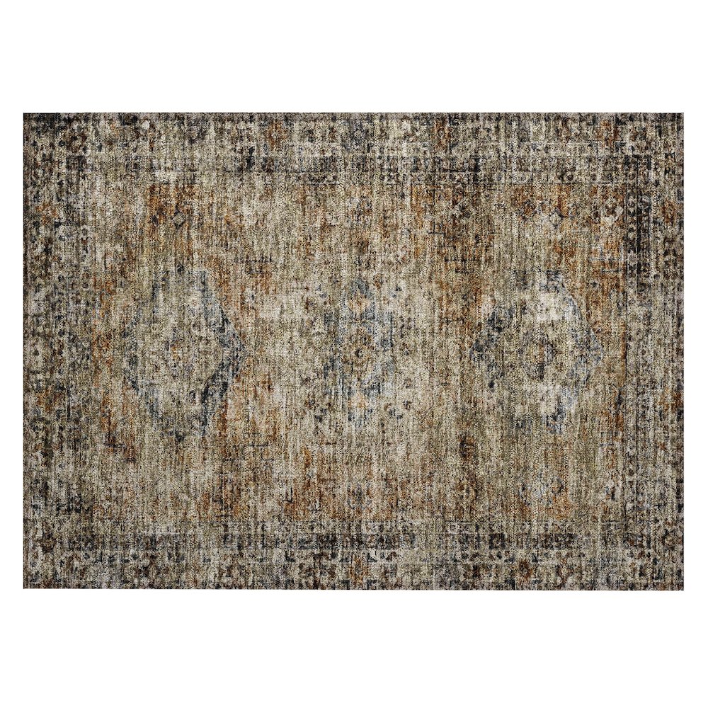 Machine Washable Indoor/Outdoor Chantille ACN2170 Copper 1'8" x 2'6" Rug