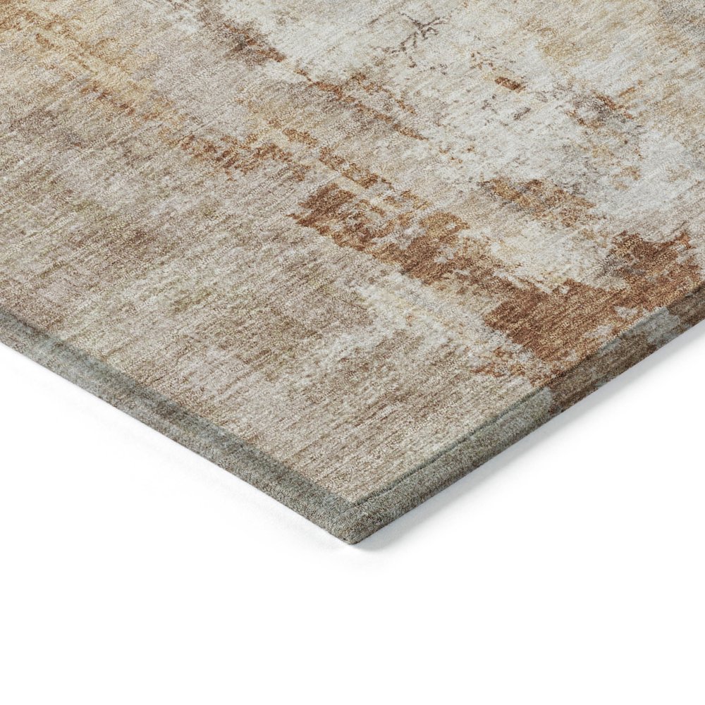 Machine Washable Indoor/Outdoor Chantille ACN2171 Copper 1'8" x 2'6" Rug