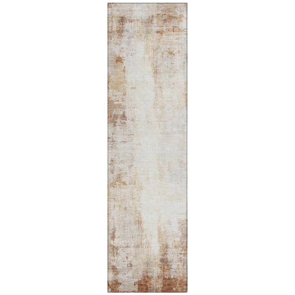 Machine Washable Indoor/Outdoor Chantille ACN2171 Copper 2'3" x 7'6" Runner Rug