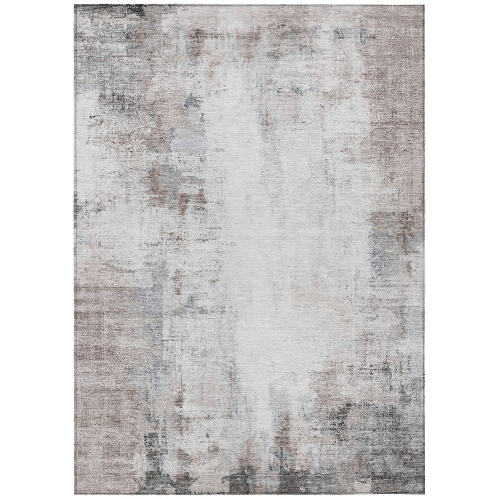 Machine Washable Indoor/Outdoor Chantille ACN2171 Taupe 2'6" x 3'10" Rug