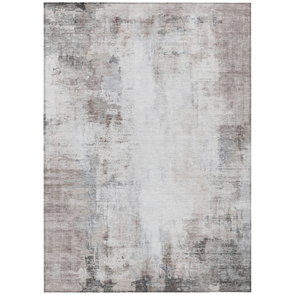 Machine Washable Indoor/Outdoor Chantille ACN2171 Taupe 2'6" x 3'10" Rug