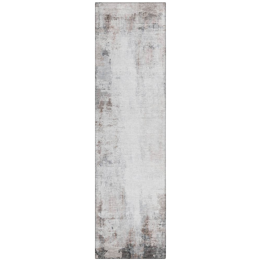 Machine Washable Indoor/Outdoor Chantille ACN2171 Taupe 2'3" x 7'6" Runner Rug