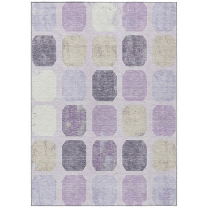 Machine Washable Indoor/Outdoor Chantille ACN2182 Lavender 2'6" x 3'10" Rug