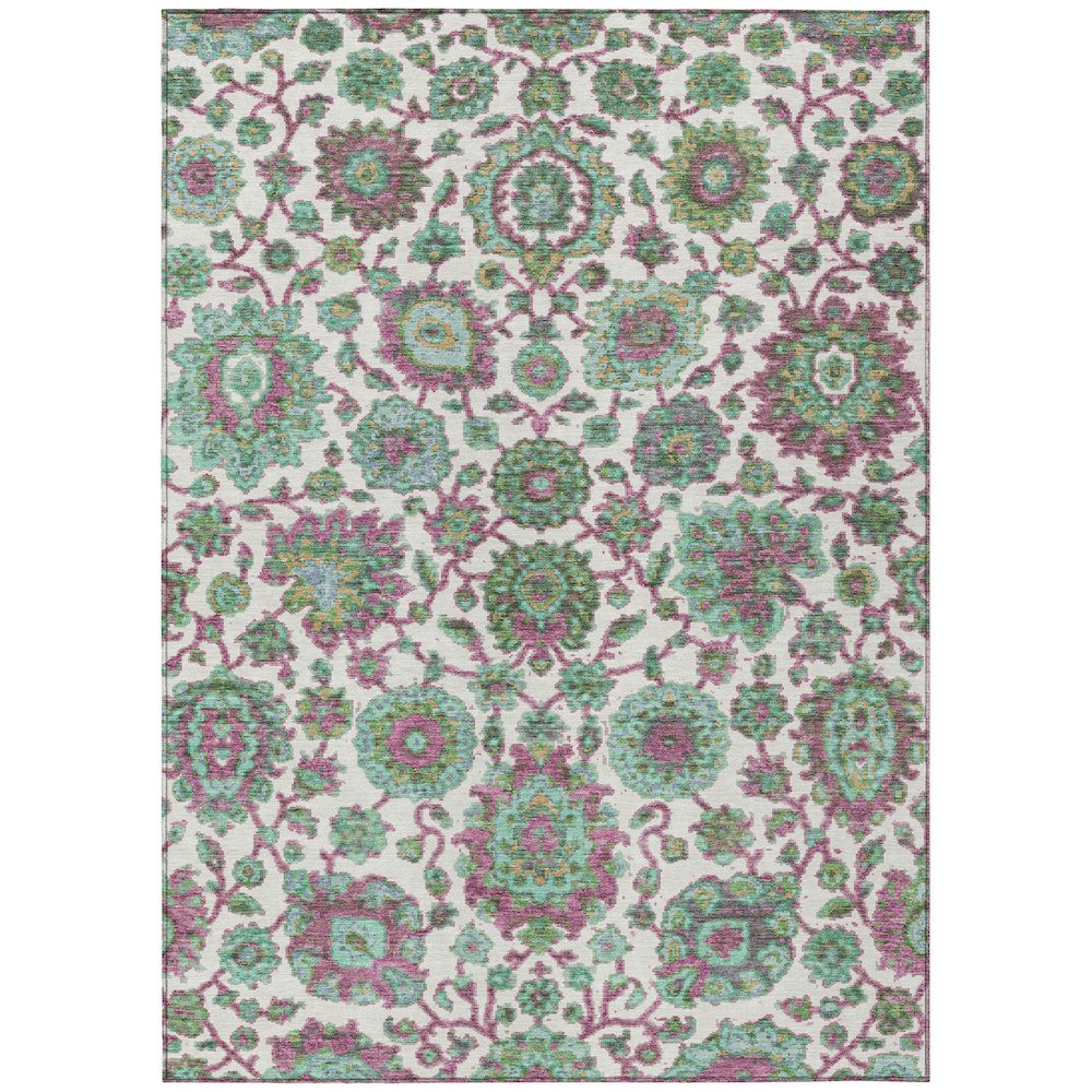 Machine Washable Indoor/Outdoor Chantille ACN2187 Mint 2'6" x 3'10" Rug