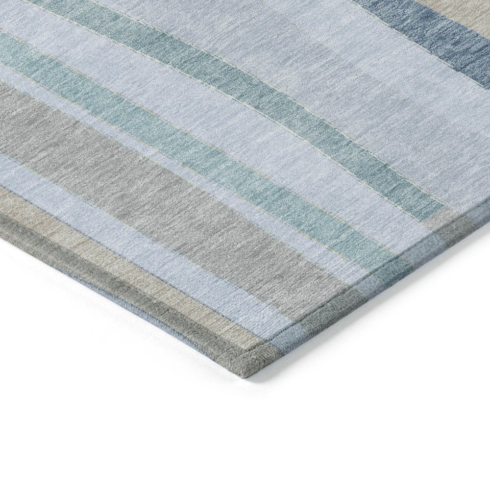Machine Washable Indoor/Outdoor Chantille ACN2188 Sky 1'8" x 2'6" Rug