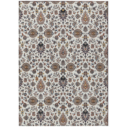 Machine Washable Indoor/Outdoor Chantille ACN2192 Ivory 2'6" x 3'10" Rug
