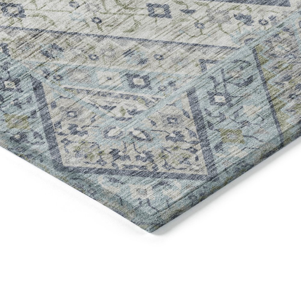 Machine Washable Indoor/Outdoor Chantille ACN2195 Sky 1'8" x 2'6" Rug