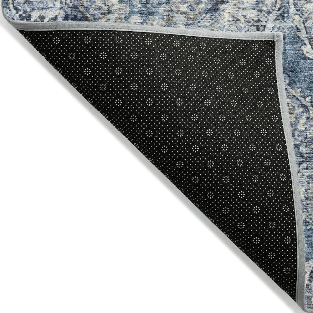 Machine Washable Indoor/Outdoor Chantille ACN2196 Denim 1'8" x 2'6" Rug