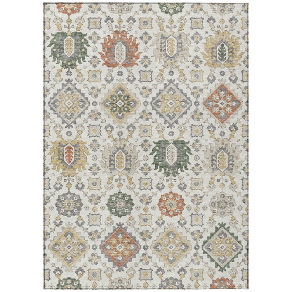 Machine Washable Indoor/Outdoor Chantille ACN2200 Ivory 2'6" x 3'10" Rug