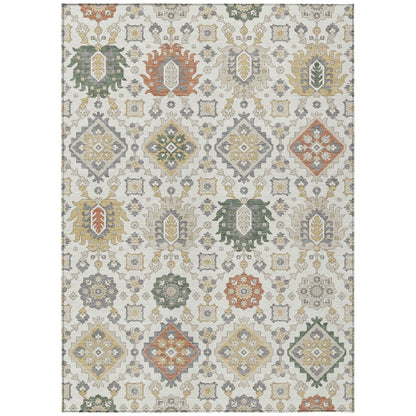 Machine Washable Indoor/Outdoor Chantille ACN2200 Ivory 2'6" x 3'10" Rug