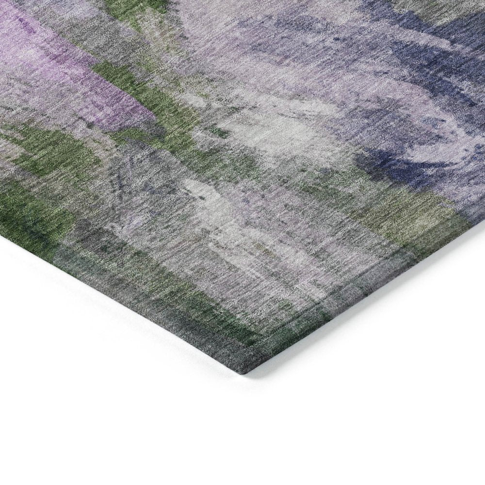 Machine Washable Indoor/Outdoor Chantille ACN2204 Lavender 1'8" x 2'6" Rug