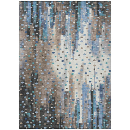 Machine Washable Indoor/Outdoor Chantille ACN2213 Taupe 2'6" x 3'10" Rug