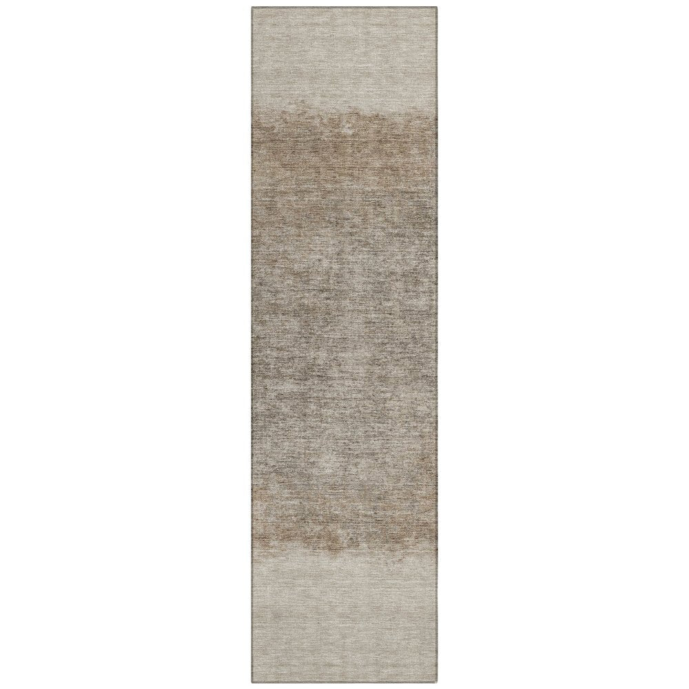 Machine Washable Indoor/Outdoor Chantille ACN2214 Beige 2'3" x 7'6" Runner Rug