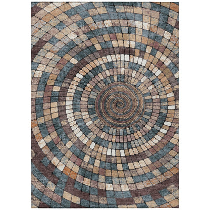 Machine Washable Indoor/Outdoor Chantille ACN2216 Copper 2'6" x 3'10" Rug