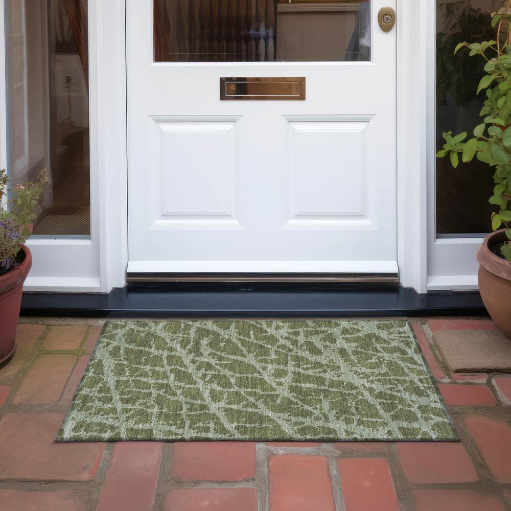 Chantille ACN501 Green 1'8" x 2'6" Rug