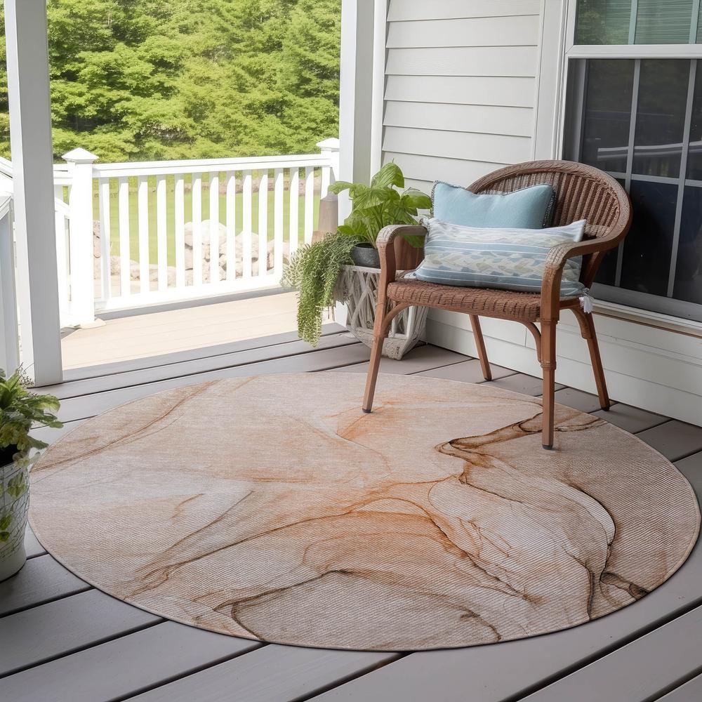 Chantille ACN502 Orange 8' x 8' Rug