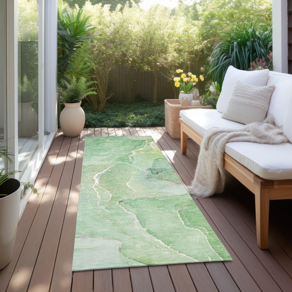 Chantille ACN511 Green 2'3" x 7'6" Rug