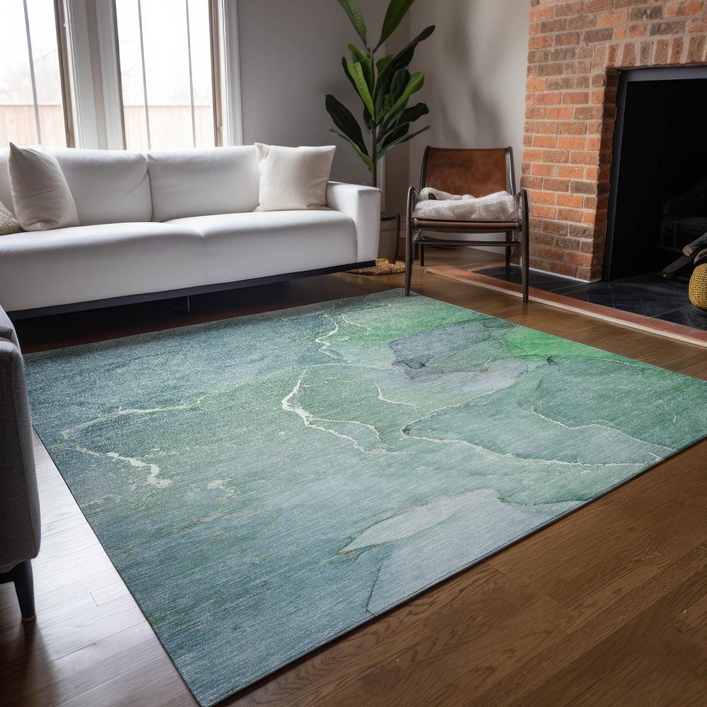 Chantille ACN511 Teal 2'6" x 3'10" Rug