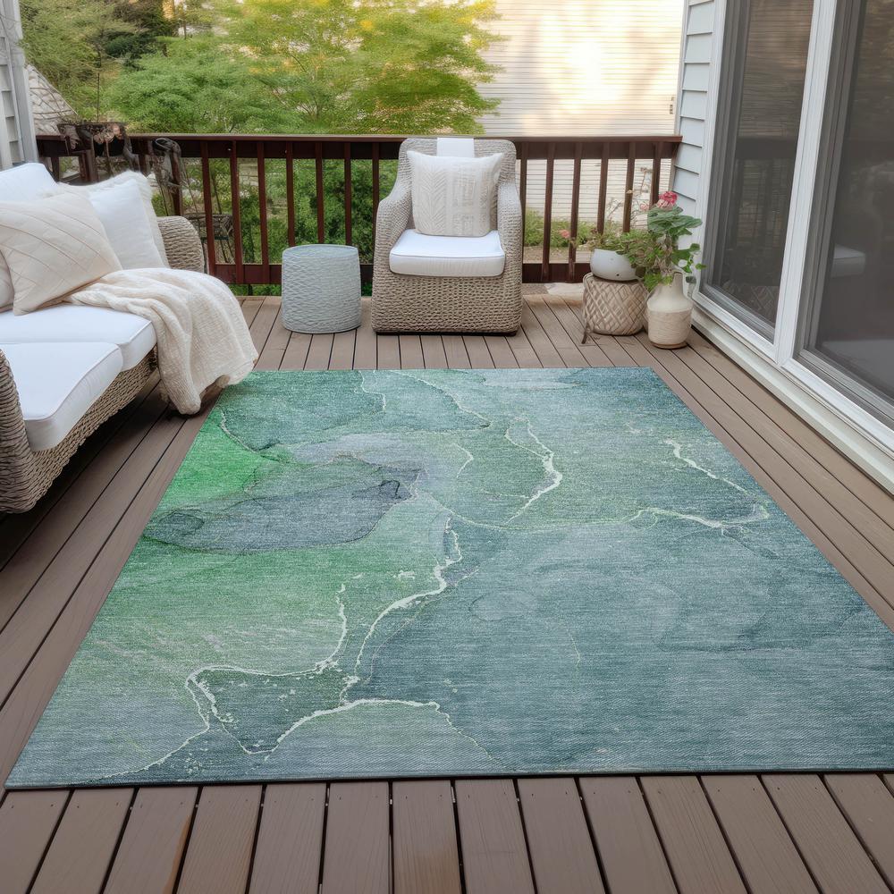 Chantille ACN511 Teal 2'6" x 3'10" Rug
