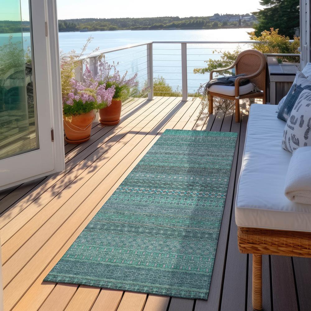 Chantille ACN527 Teal 2'3" x 7'6" Rug