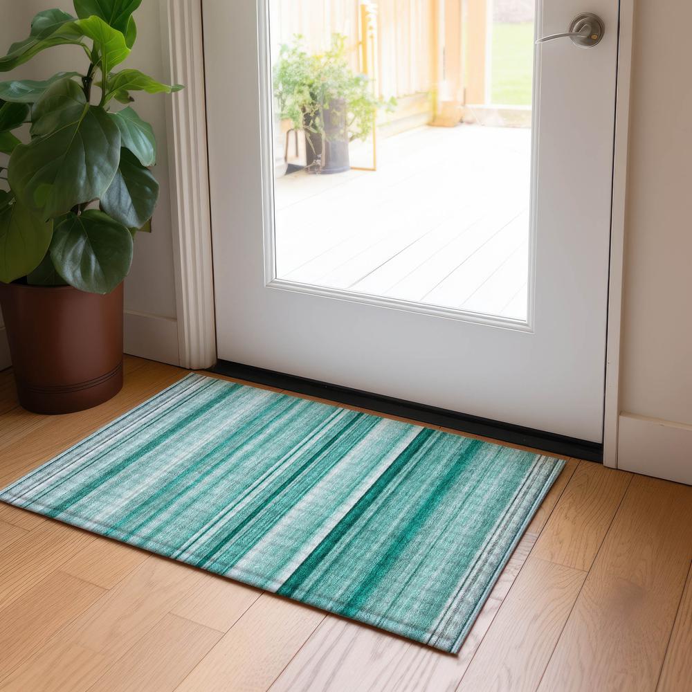 Chantille ACN529 Teal 1'8" x 2'6" Rug
