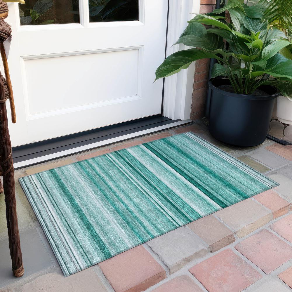 Chantille ACN529 Teal 1'8" x 2'6" Rug