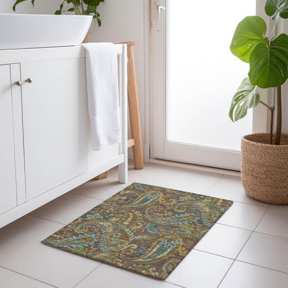 Chantille ACN533 Brown 1'8" x 2'6" Rug