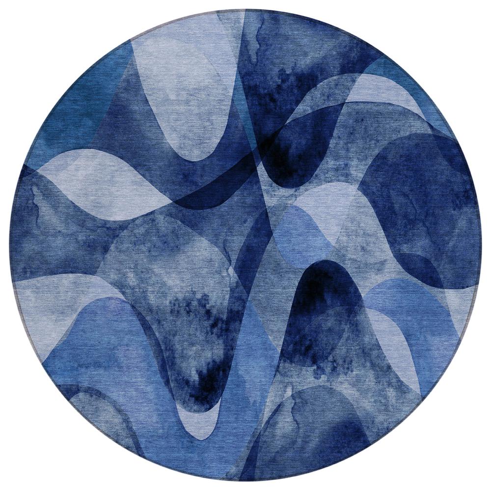 Chantille ACN536 Blue 8' x 8' Rug