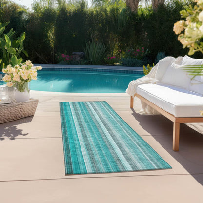 Chantille ACN543 Teal 2'3" x 7'6" Rug